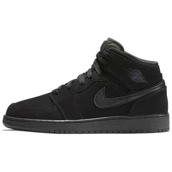 Jordan 1 Mid BG Black