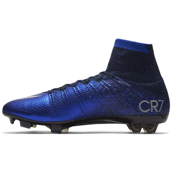 Nike Mercurial Superfly 8 Soccer Shoes Men High Top Blue/Black
