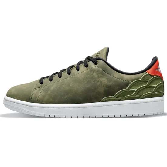 Jordan 1 Centre Court Oil Green
