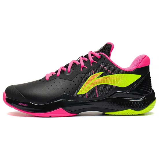 LINING Thunder Badminton Shoes Unisex Low-Top Black