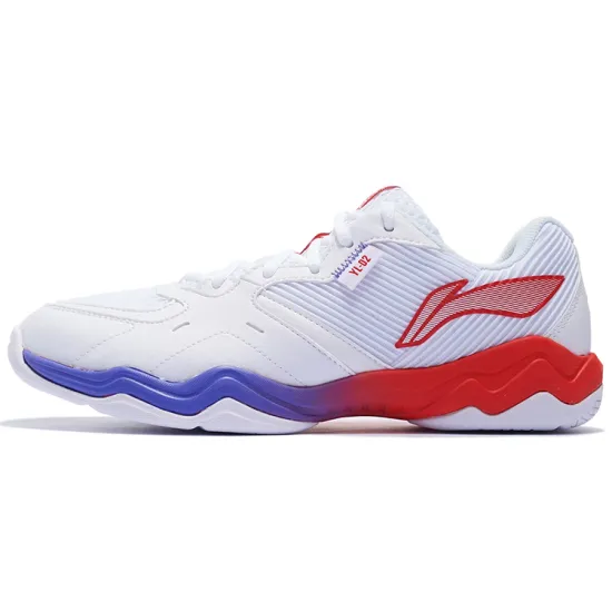 LINING Sound Waves Badminton Shoes Unisex Low-Top Standard White