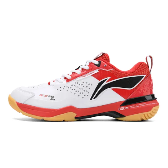 LINING Blade Pro Badminton Shoes Unisex Low-Top White Red