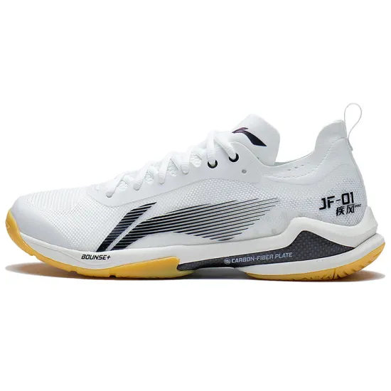 LINING Sprint Pro Badminton Shoes Unisex Low-Top Standard White/Black