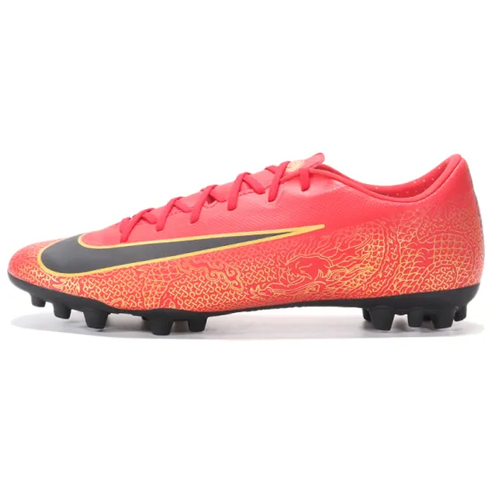 Nike Mercurial Vapor 12 Football Shoes Men Low-top Red/Gold/Black