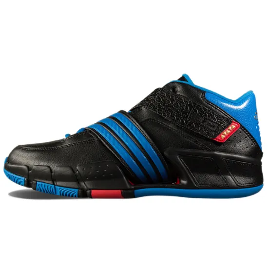 Adidas Pilrahna 3.0 Vintage Basketball Shoes Men Mid-top Black/Blue