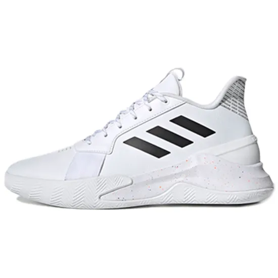 Adidas Runthegame Vintage Basketball Shoes Men Low-top Black/white