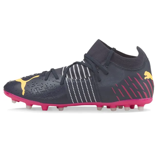 PUMA Future Football Shoes Men Mid-top Blue/Orange/Violet