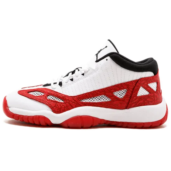 Jordan 11 Retro Low IE White Gym Red GS