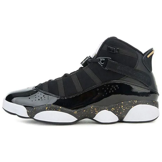 Jordan 6 Rings Black Metallic Gold White