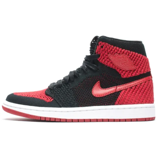 Jordan 1 Retro High Flyknit Bred