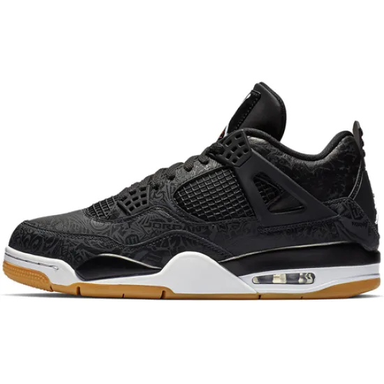 JORDAN 4 Retro Laser Black Gum