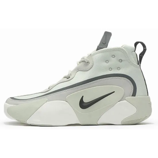 Nike React Frenzy Vintage Basketball Shoes Men High-top Green/Gray