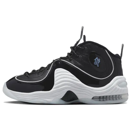 Nike Air Penny 2 Black Patent Football Grey