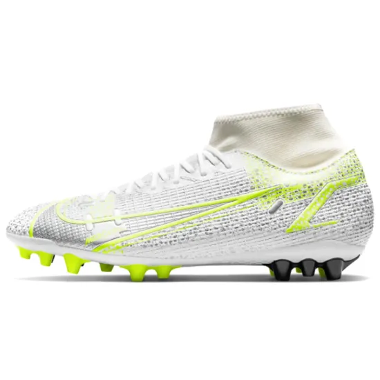 Nike Mercurial Superfly 8 Football Shoes Men Mid-top White/green