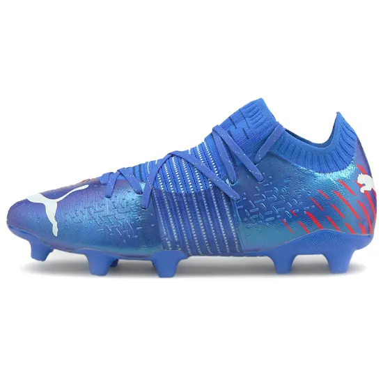 Puma Future Z 1.2 FG/AG Soccer Cleats Blue/Red/White