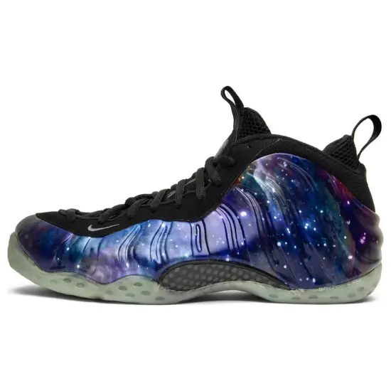 Nike Foamposite One Vintage Basketball Shoes Men Mid-top Black/Yellow