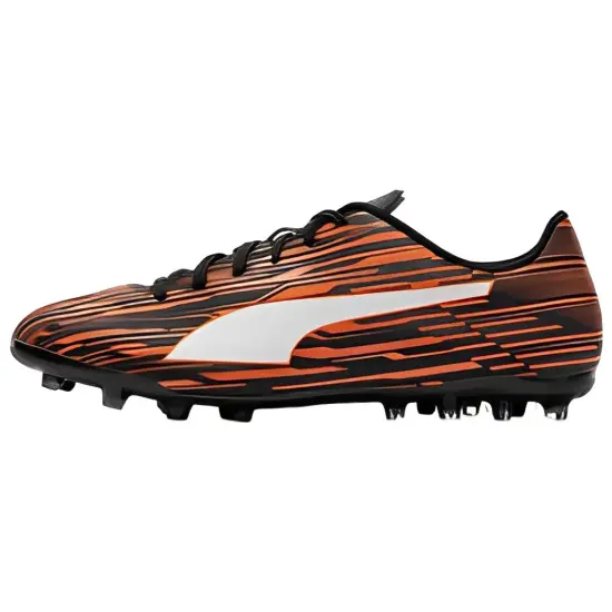 Puma Rapido 3 Football Shoes Men Low-top Black/orange