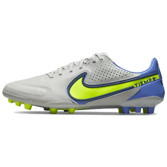 Nike Unisex Legend 9 Pro AG Soccer Shoes Grey/Yellow