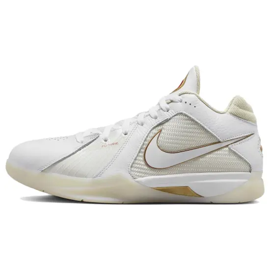 Nike KD 3 Retro White Metallic Gold