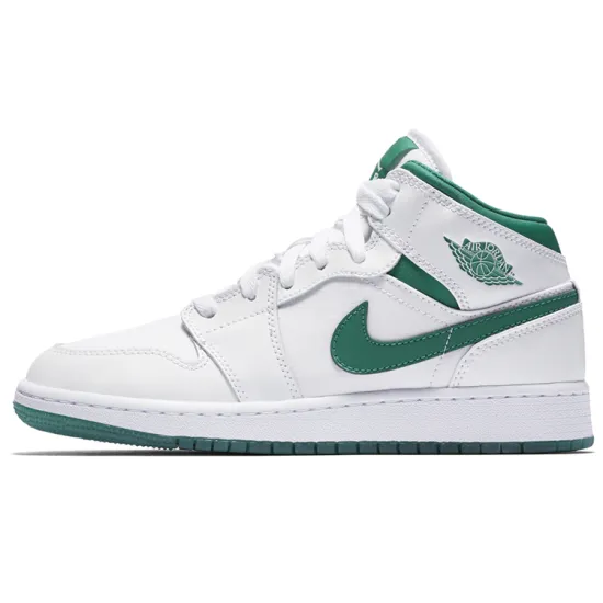 Jordan 1 Mid SE GC White Mystic Green GS