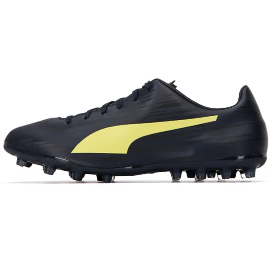 PUMA Rapido 3 MG Football Shoes Men Low-top Black/yellow