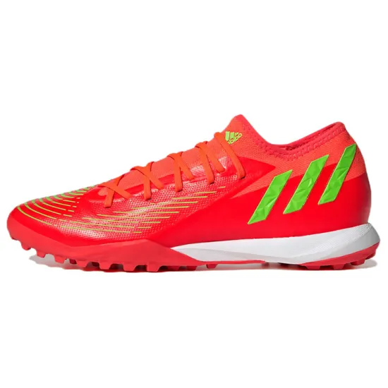Adidas Predator Edge.3 Football Shoes Men Low-top Fluorescent Red/fluorescent Green/black Number One