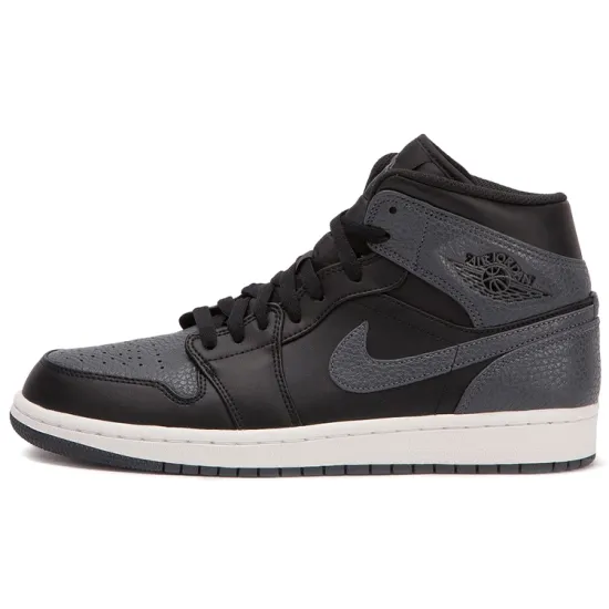 Jordan 1 Retro Mid Black Dark Grey