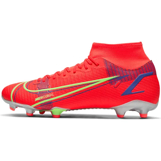 Nike Mercurial Superfly 8 Academy MG Bright Crimson Indigo Burst
