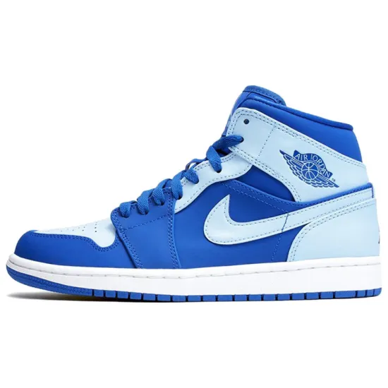 Jordan 1 Retro Mid Team Royal Ice Blue