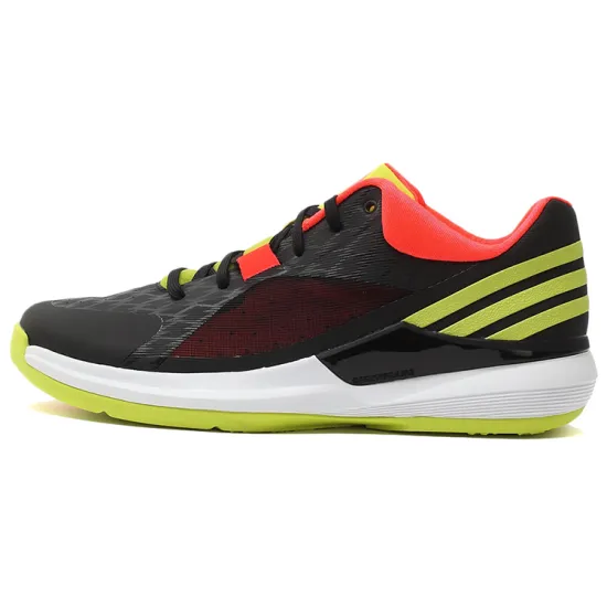 Adidas Vintage Basketball Shoes Men Low-top Black/yellow