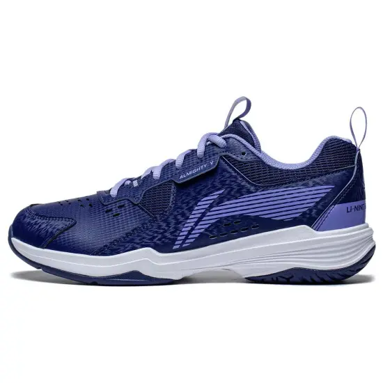 LiNing Ace Ⅴ Anti Slip And Wear Resistant Breathable Low Top Badminton Shoes Unisex Navy