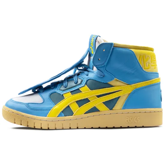 Chemist Creations X Asics All Court Vintage Basketball Shoes Unisex High-top Blue-yellow-brown