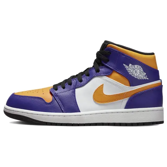 Jordan 1 Mid Lakers 2022