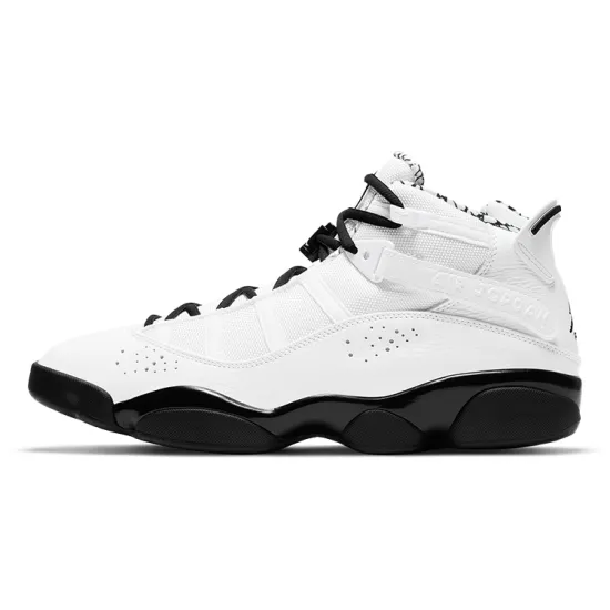 Jordan 6 Rings White Black