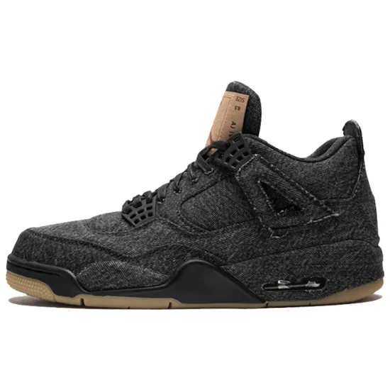 JORDAN 4 Retro Levi's Black Levi's Tag
