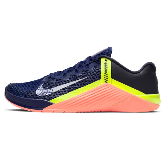 Nike Metcon 6 Training Shoes Unisex Low-top Blue/yellow/orange