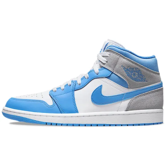 Jordan 1 Mid University Blue Grey