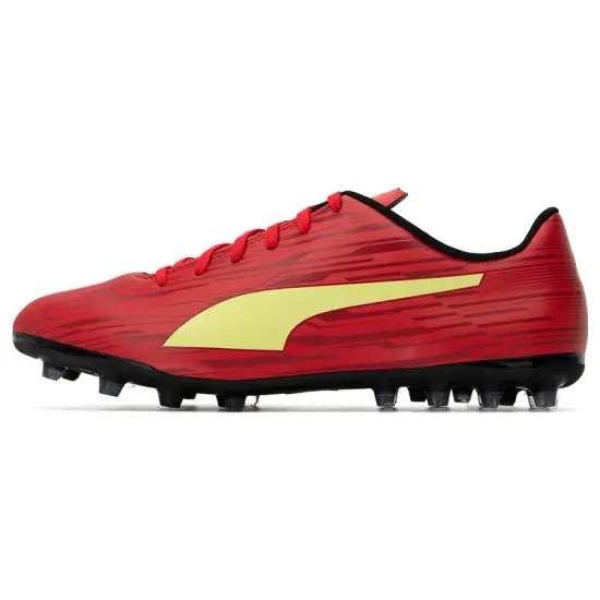 Puma Rapido 3 Football Shoes Men Low-top Red/Yellow