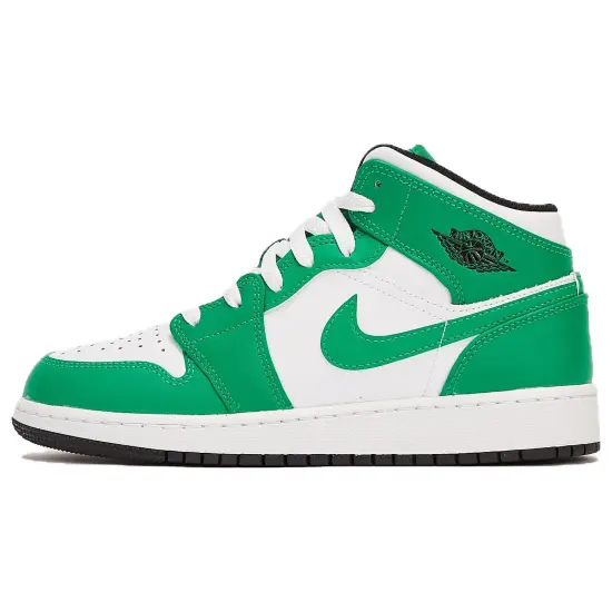 Jordan 1 Mid Lucky Green GS