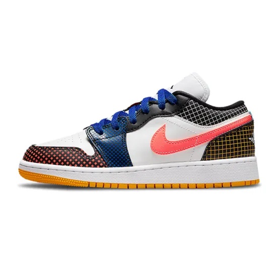 Jordan 1 Low MMD Multi-Color Grid GS