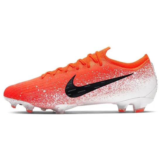 Nike Mercurial Vapor 12 Football Shoes Men Low-top White/orange