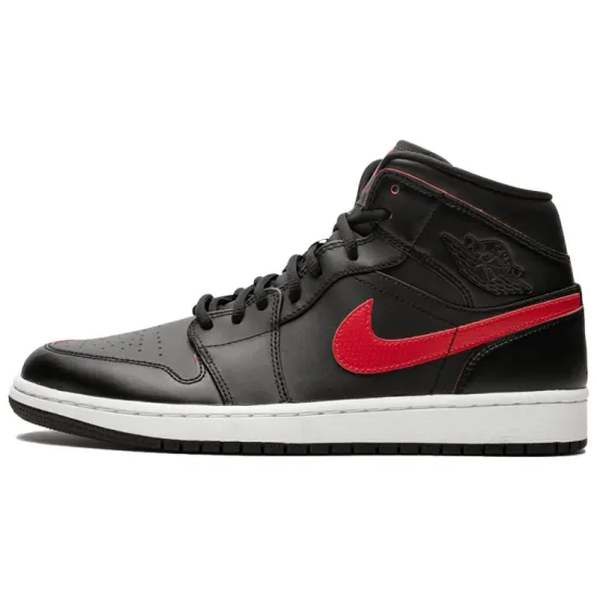 Jordan 1 Retro Mid Black Team Red