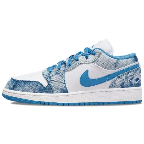 Jordan 1 Low Washed Denim GS