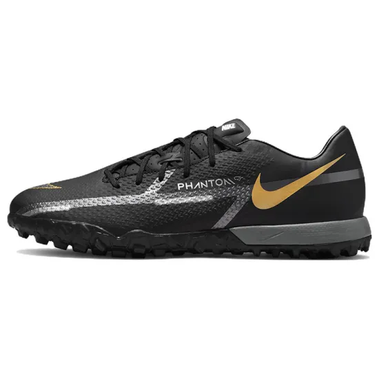 Nike Phantom GT Football Shoes Men Low-top Black/metallic Gold/dark Gray/metallic Dark Gray