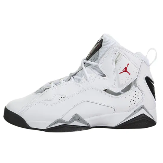 Jordan True Flight Vintage Basketball Shoes Unisex Mid-top White
