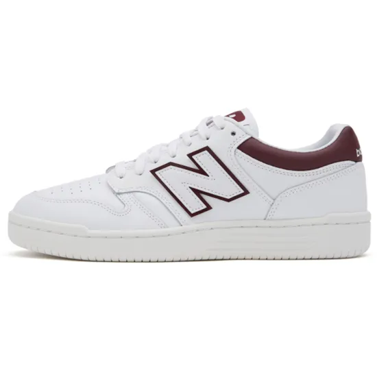New Balance 480 White Maroon