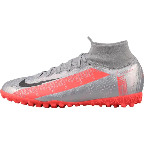 Nike Mercurial Superfly 7 Football Shoes Unisex Mid-top Gray/Orange