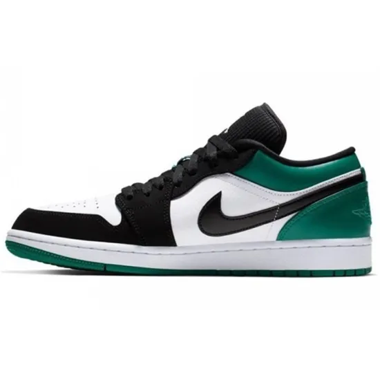 JORDAN 1 Low White Black Mystic Green