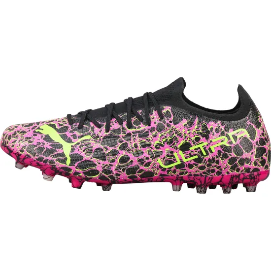 PUMA Ultra 1.3 Football Shoes Men Low-top Ultra Magenta/Black/Green Glare