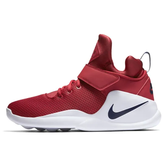Nike Kwazi Vintage Basketball Shoes Men Mid-top White/Red